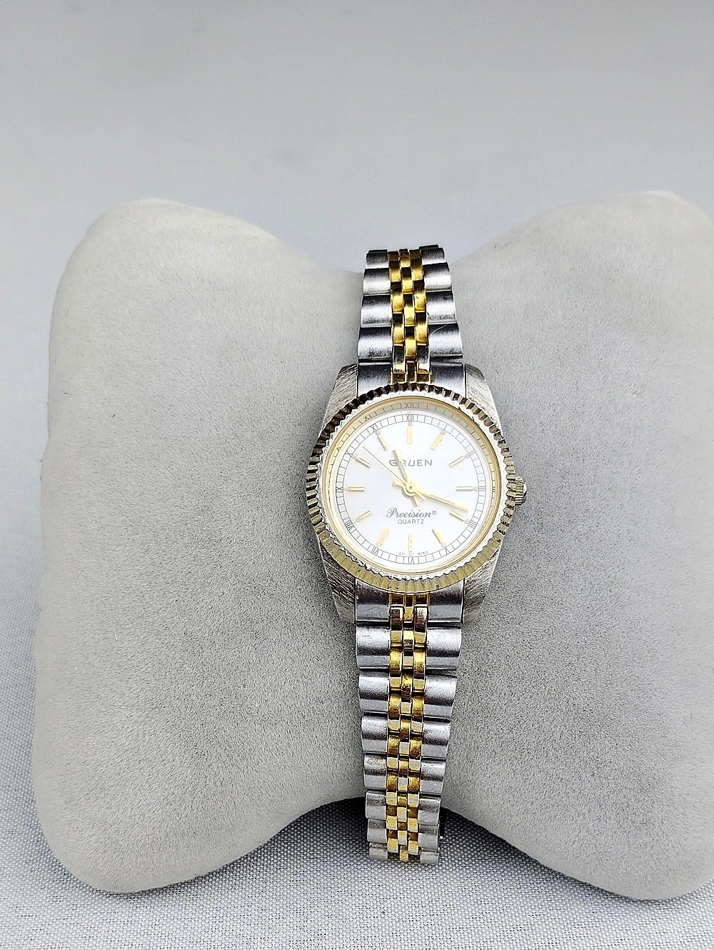 Gruen Precision Two-Tone Women's Wrist Watch